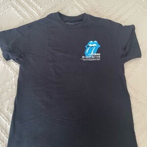 Rolling Stones T-shirt, blue tongue